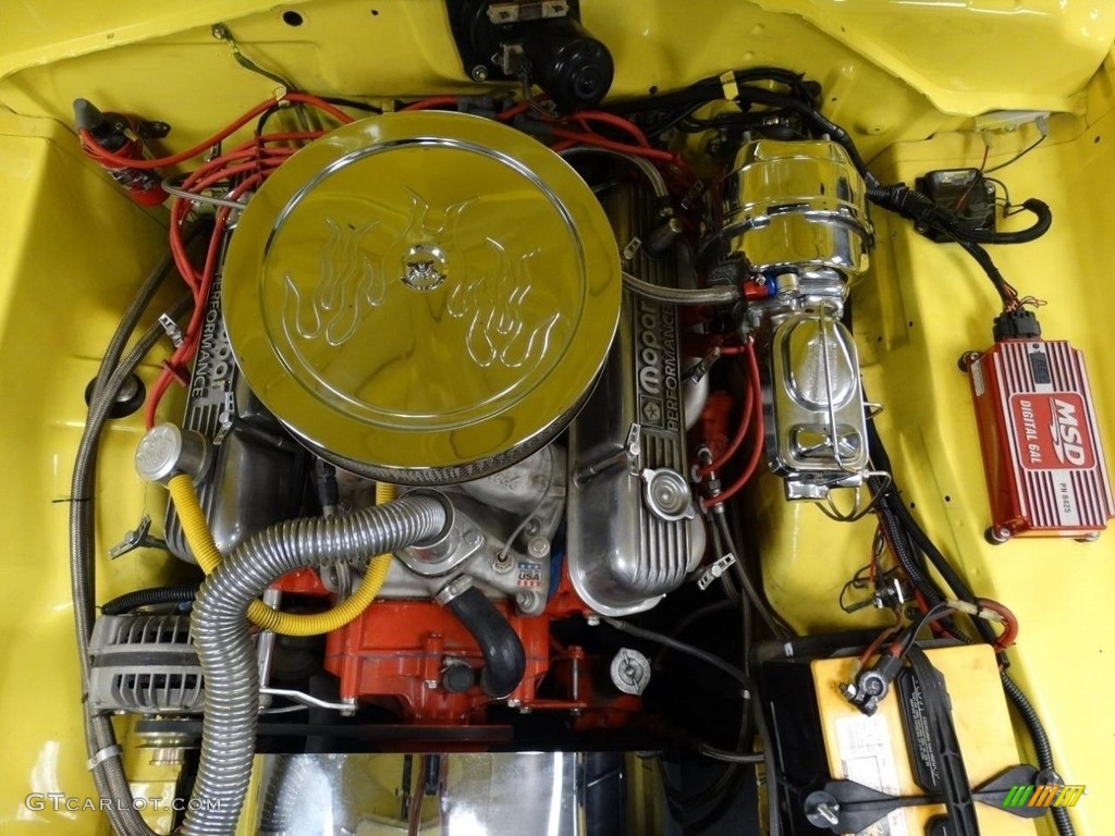 1967 Dodge Dart GT 2 Door Hardtop Engine Photos