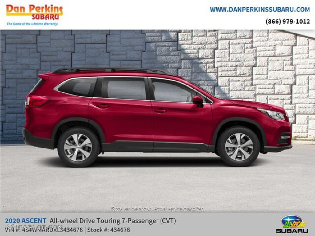 2020 Ascent Touring - Crimson Red Pearl / Java Brown photo #5