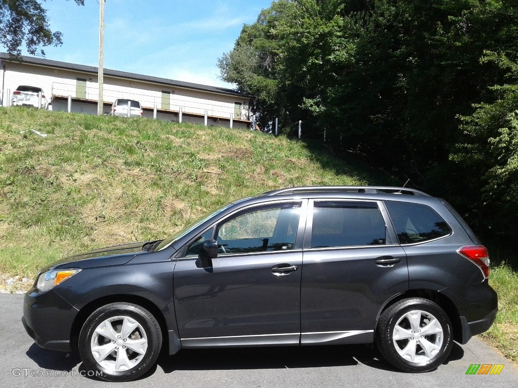 Dark Gray Metallic 2015 Subaru Forester 2.5i Premium Exterior Photo #138587498