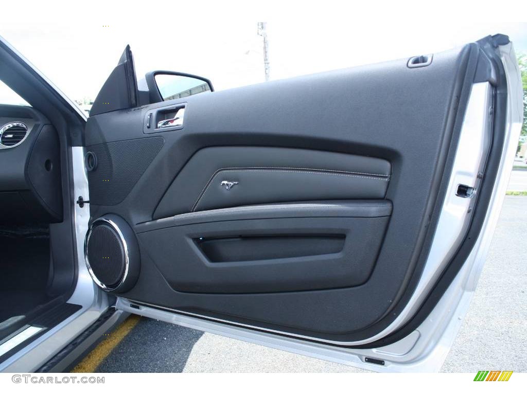 2010 Mustang GT Premium Convertible - Brilliant Silver Metallic / Charcoal Black/Cashmere photo #9