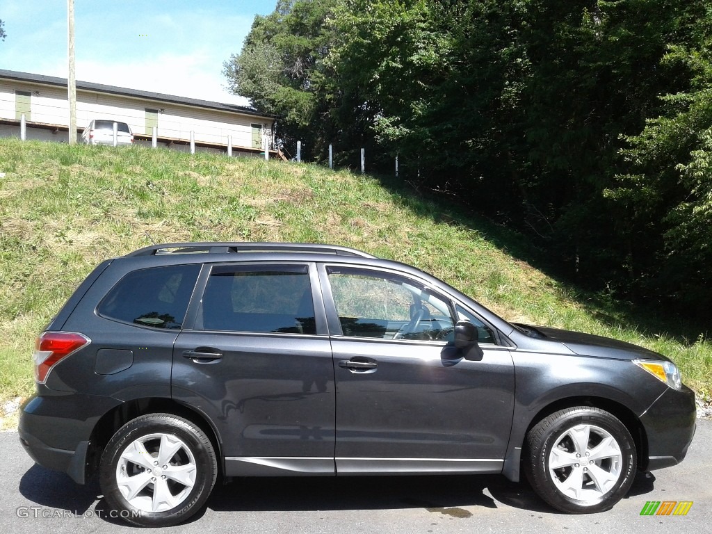 Dark Gray Metallic 2015 Subaru Forester 2.5i Premium Exterior Photo #138587616