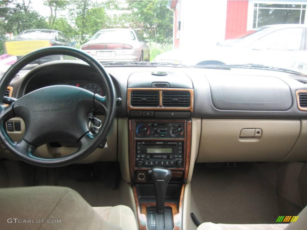 2001 Forester 2.5 S - Arcadia Green Metallic / Beige photo #5