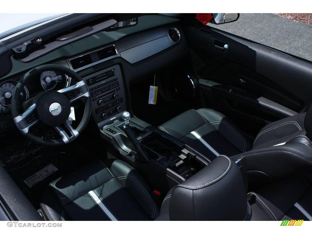 2010 Mustang GT Premium Convertible - Brilliant Silver Metallic / Charcoal Black/Cashmere photo #11