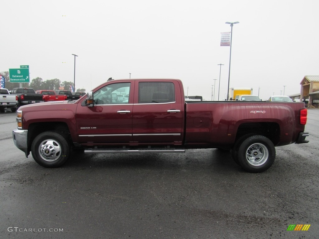 Butte Red Metallic 2016 Chevrolet Silverado 3500HD LTZ Crew Cab 4x4 Exterior Photo #138587913