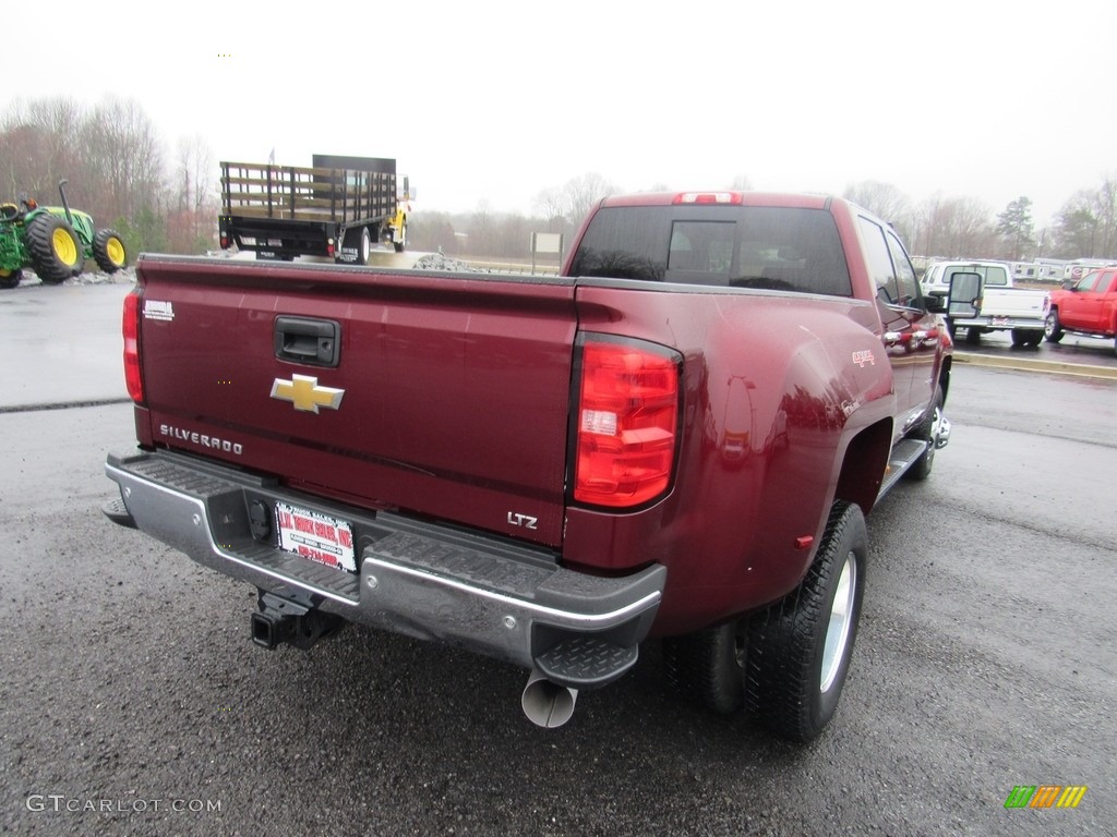 2016 Silverado 3500HD LTZ Crew Cab 4x4 - Butte Red Metallic / Jet Black photo #5