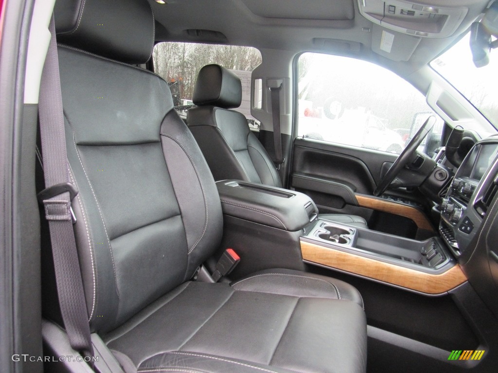 Jet Black Interior 2016 Chevrolet Silverado 3500HD LTZ Crew Cab 4x4 Photo #138588138