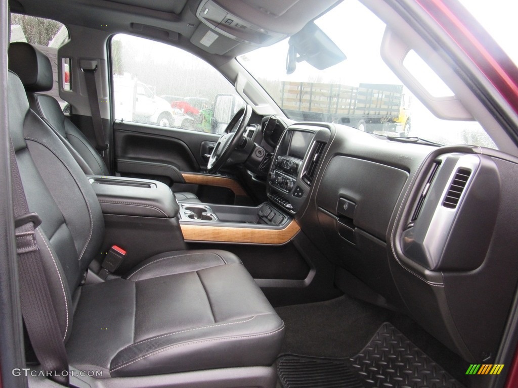 2016 Chevrolet Silverado 3500HD LTZ Crew Cab 4x4 Jet Black Dashboard Photo #138588165