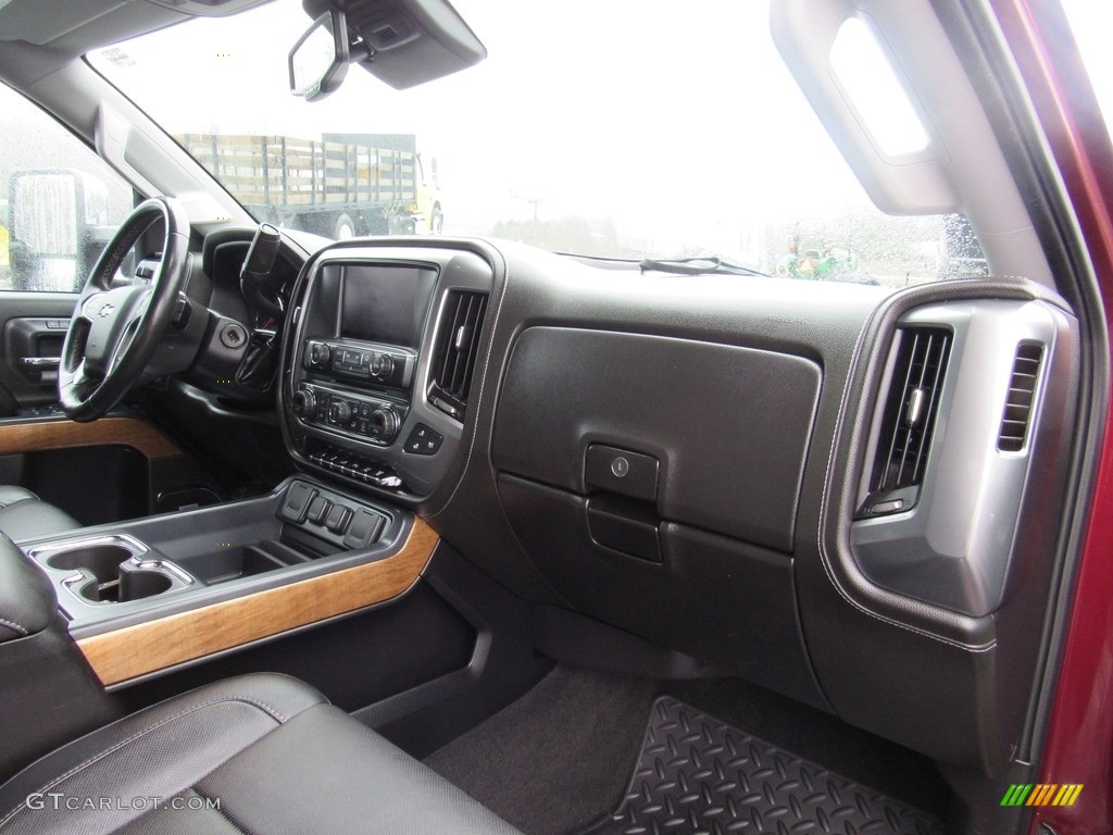 2016 Chevrolet Silverado 3500HD LTZ Crew Cab 4x4 Jet Black Dashboard Photo #138588203