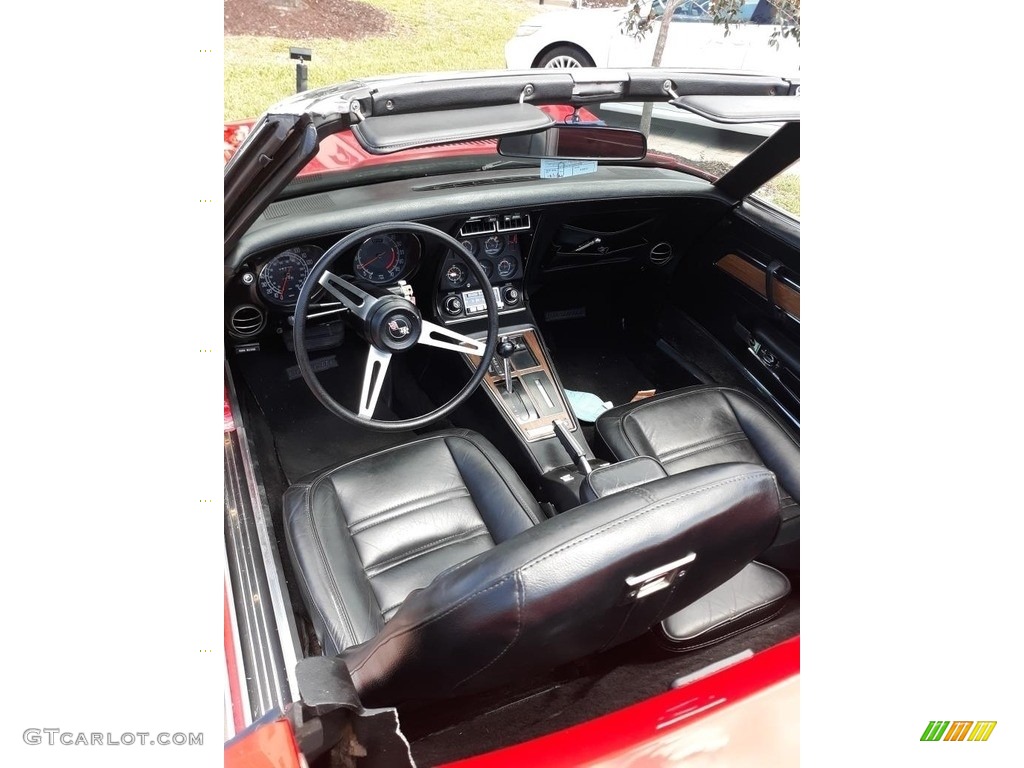 1975 Corvette Stingray Coupe - Mille Miglia Red / Black photo #2
