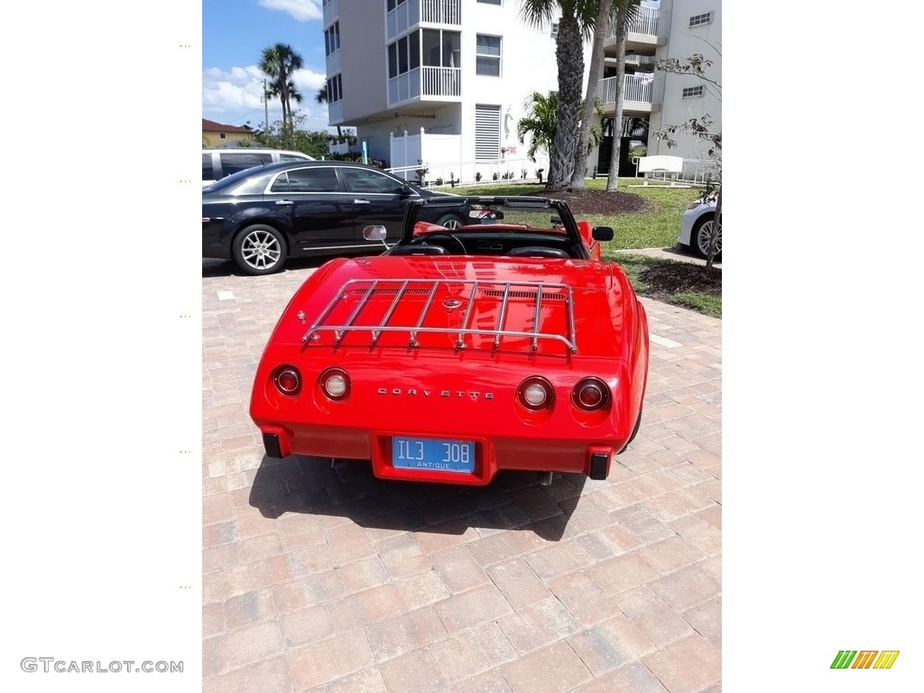 1975 Corvette Stingray Coupe - Mille Miglia Red / Black photo #4