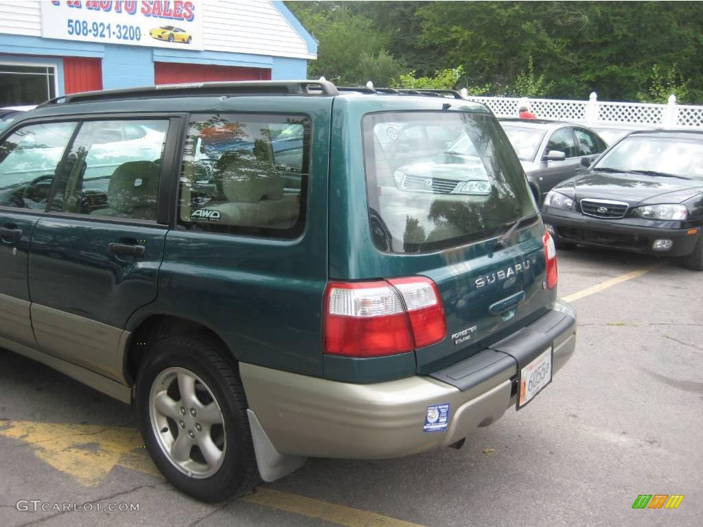 2001 Forester 2.5 S - Arcadia Green Metallic / Beige photo #12