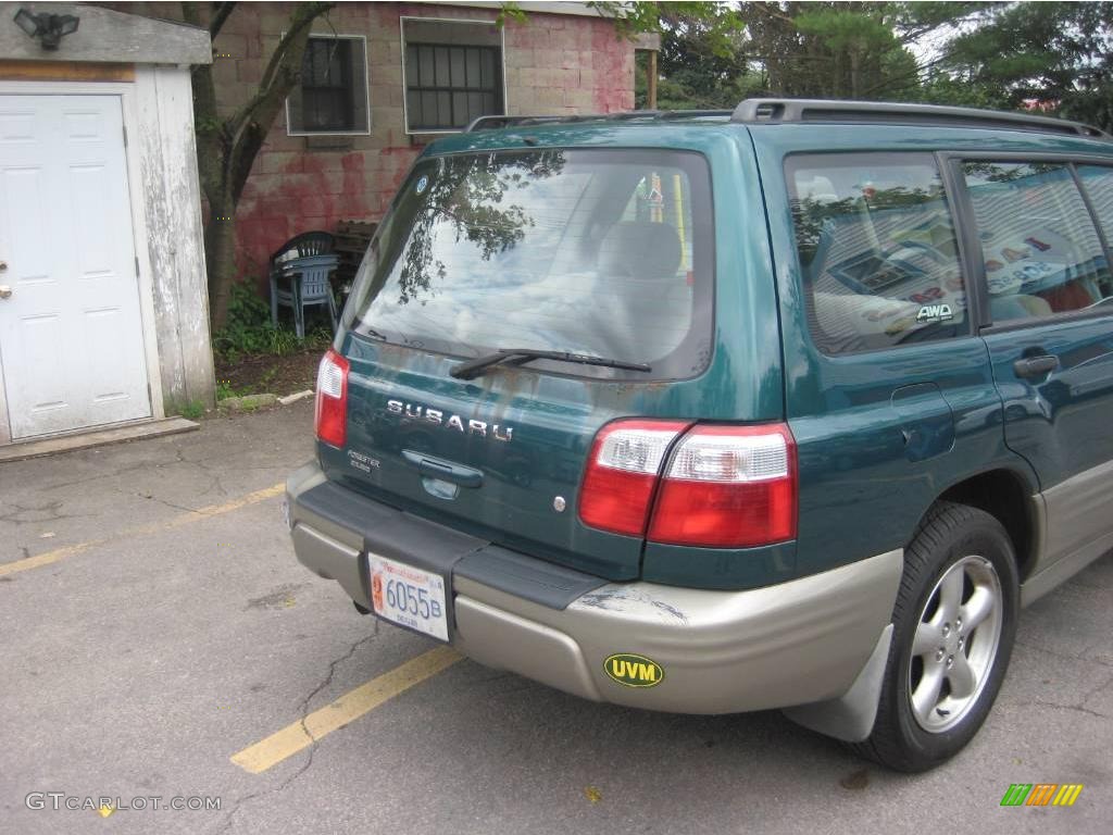 2001 Forester 2.5 S - Arcadia Green Metallic / Beige photo #14