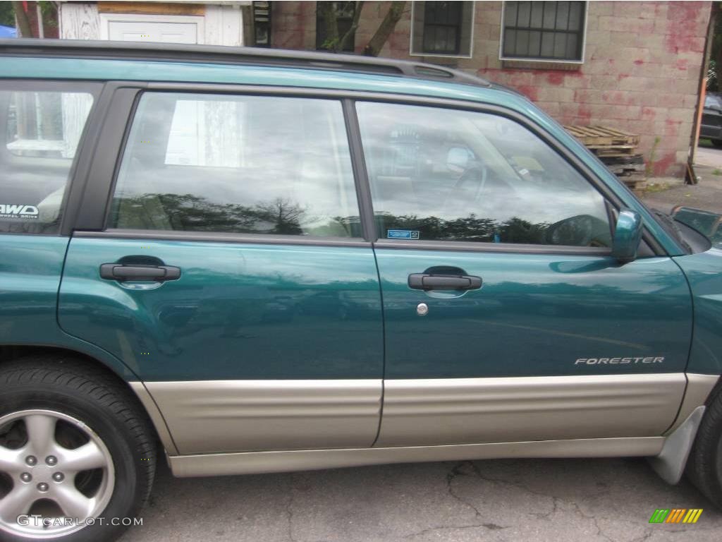 2001 Forester 2.5 S - Arcadia Green Metallic / Beige photo #16