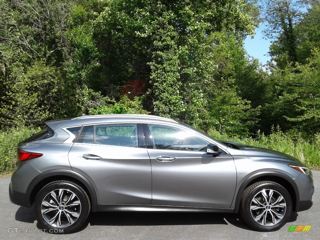 Graphite Shadow 2017 Infiniti QX30 Luxury AWD Exterior Photo #138590892