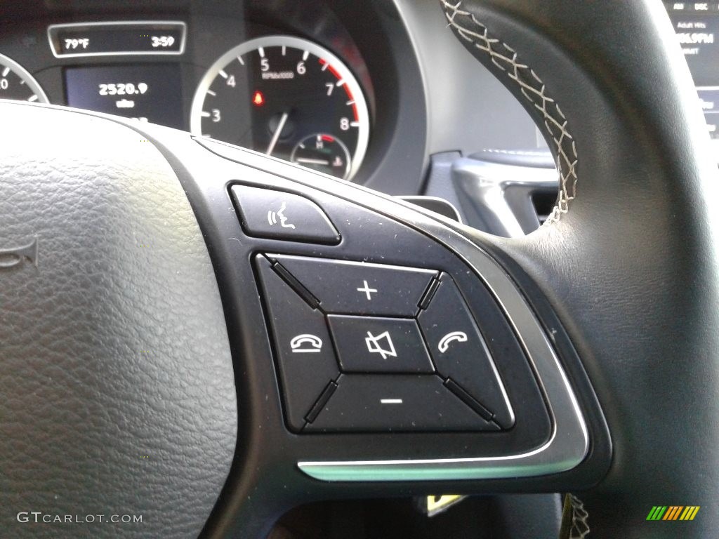 2017 Infiniti QX30 Luxury AWD Graphite Steering Wheel Photo #138591264