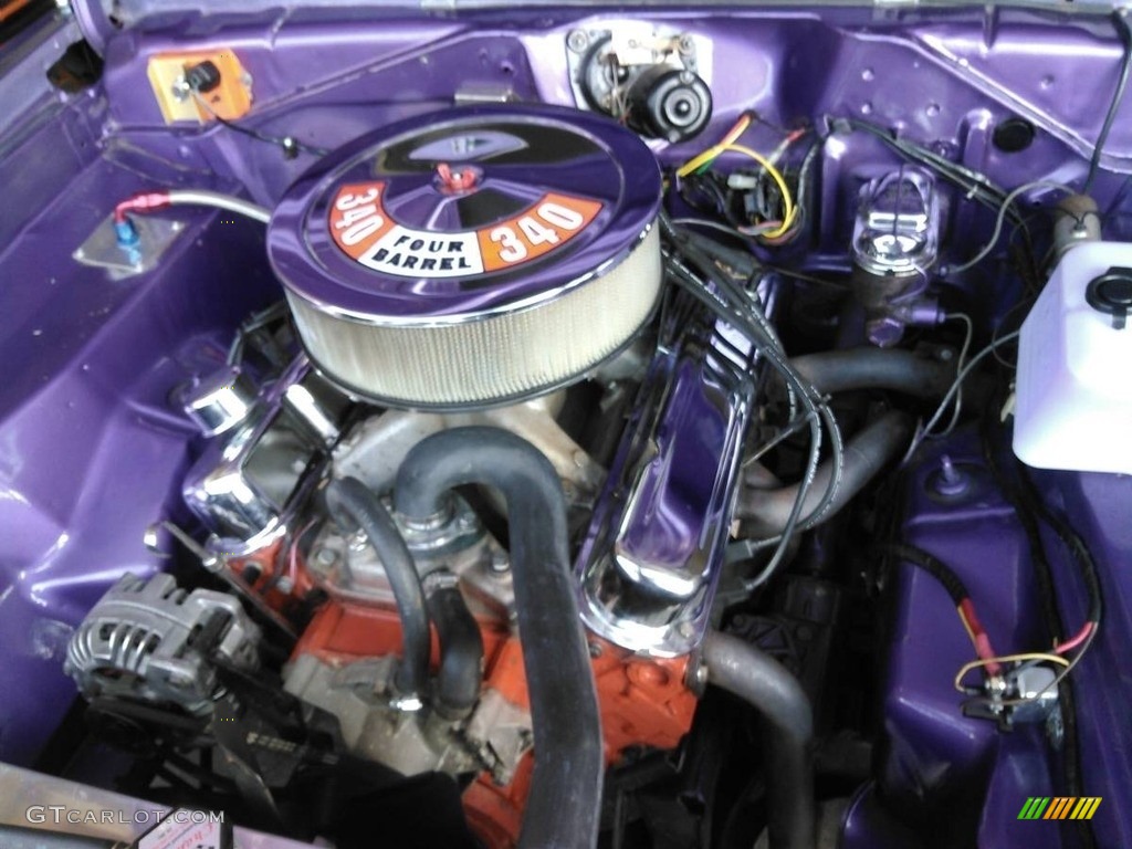 1969 Dodge Dart Custom Hardtop 340 ci OHV 16-Valve V8 Engine Photo #138591909