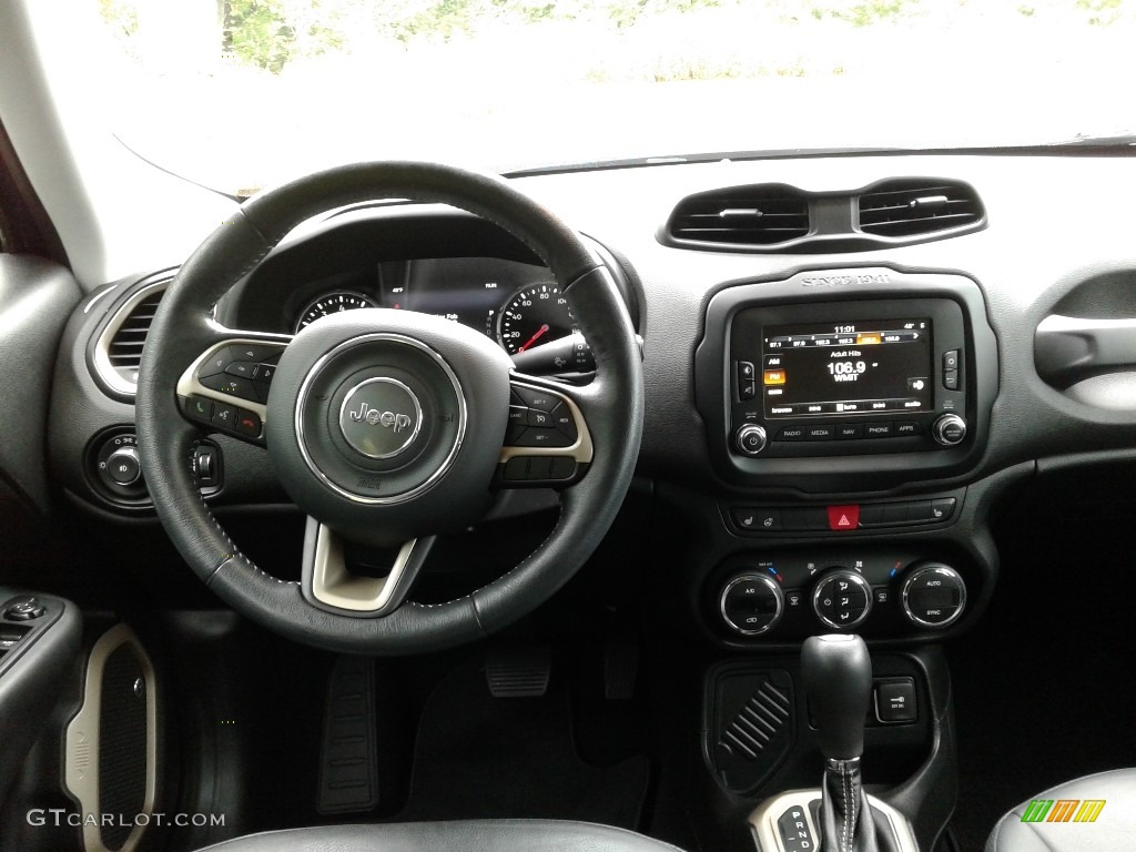 2016 Jeep Renegade Limited Black Dashboard Photo #138591912