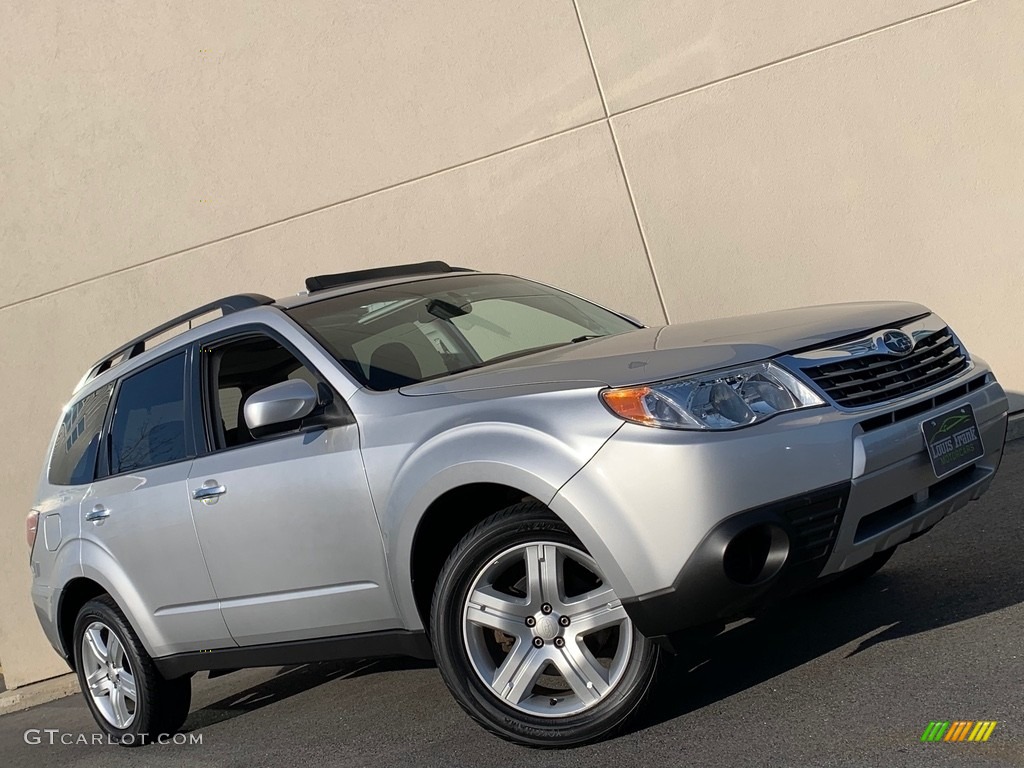 2010 Forester 2.5 X Premium - Steel Silver Metallic / Black photo #112