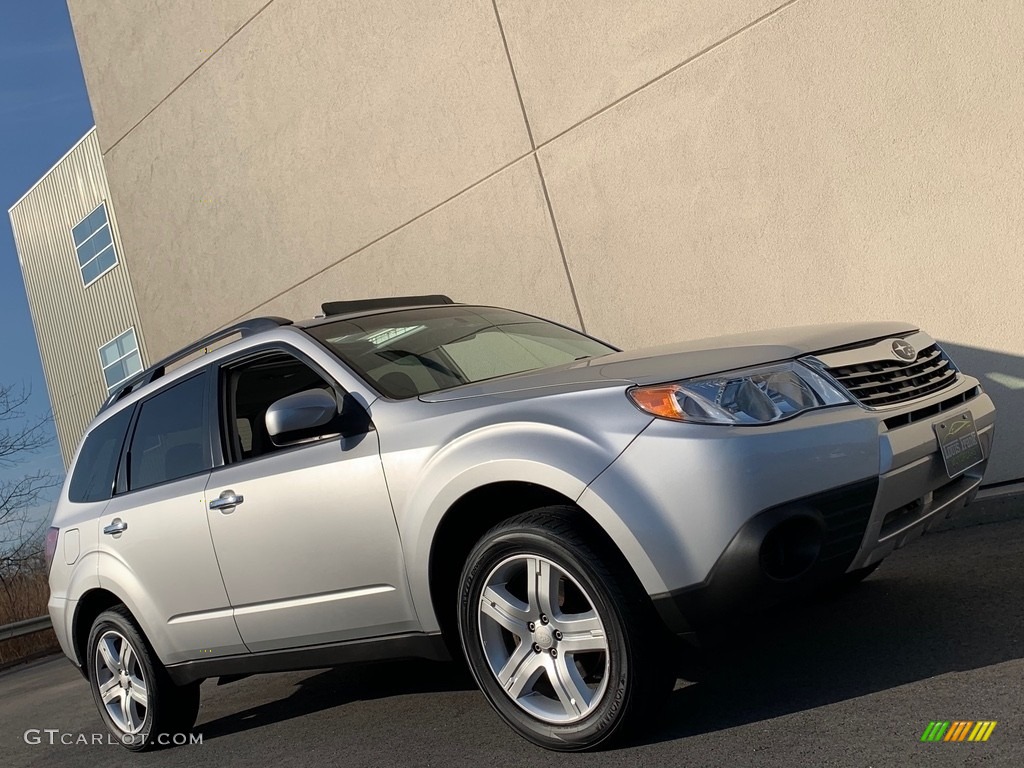 2010 Forester 2.5 X Premium - Steel Silver Metallic / Black photo #119