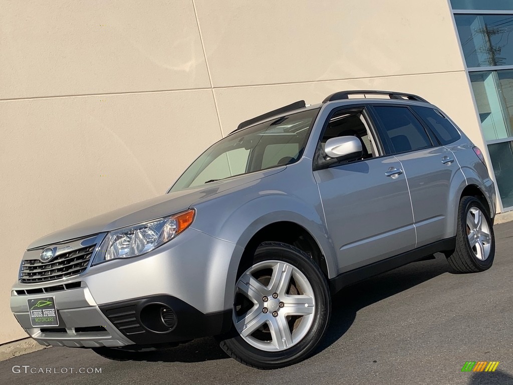 2010 Forester 2.5 X Premium - Steel Silver Metallic / Black photo #121