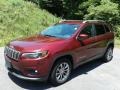 2019 Velvet Red Pearl Jeep Cherokee Latitude Plus  photo #2