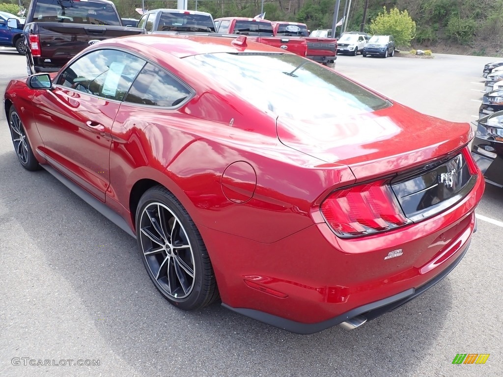 2020 Mustang EcoBoost Fastback - Rapid Red / Ebony photo #6