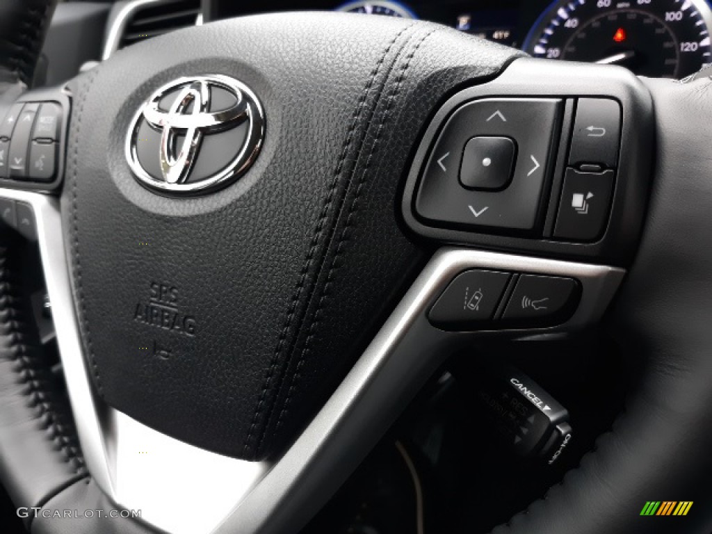 2019 Highlander Hybrid Limited AWD - Midnight Black Metallic / Black photo #6