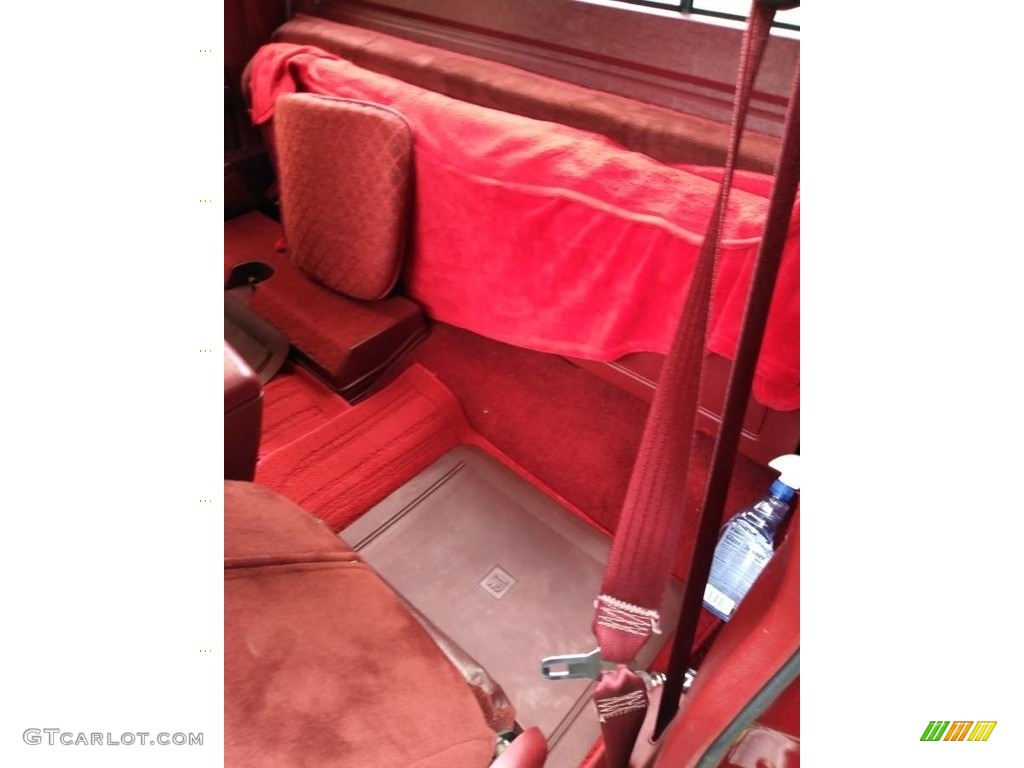 Red Interior 1992 Chevrolet C/K C1500 Extended Cab Photo #138594855
