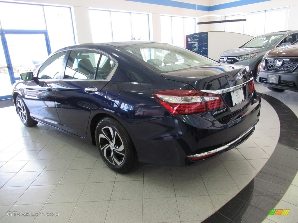 2017 Accord LX Sedan - Obsidian Blue Pearl / Gray photo #3