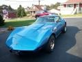Bright Blue Metallic 1976 Chevrolet Corvette Stingray Coupe Exterior