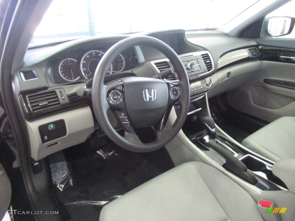 2017 Accord LX Sedan - Obsidian Blue Pearl / Gray photo #15