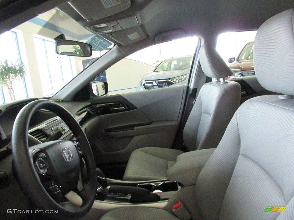 2017 Accord LX Sedan - Obsidian Blue Pearl / Gray photo #16