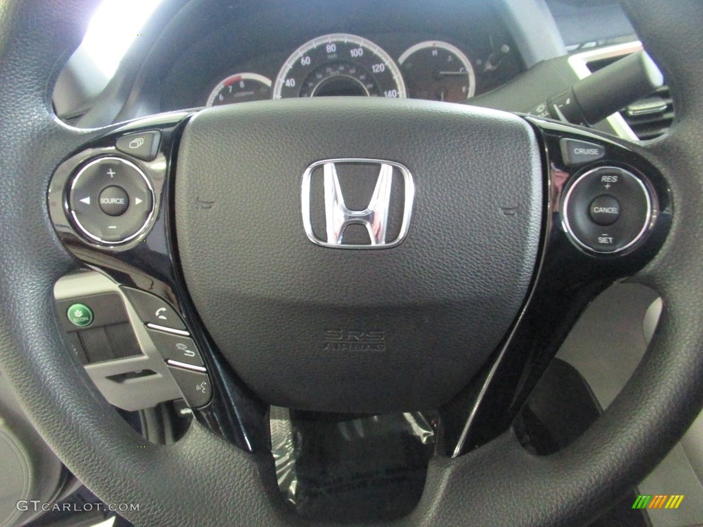 2017 Accord LX Sedan - Obsidian Blue Pearl / Gray photo #22