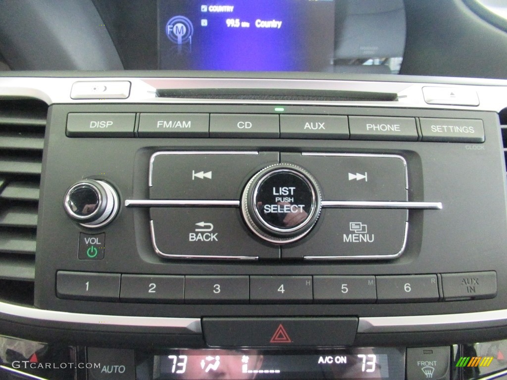 2017 Accord LX Sedan - Obsidian Blue Pearl / Gray photo #28