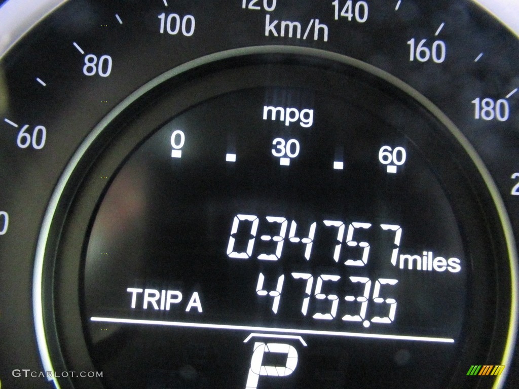 2017 Accord LX Sedan - Obsidian Blue Pearl / Gray photo #32