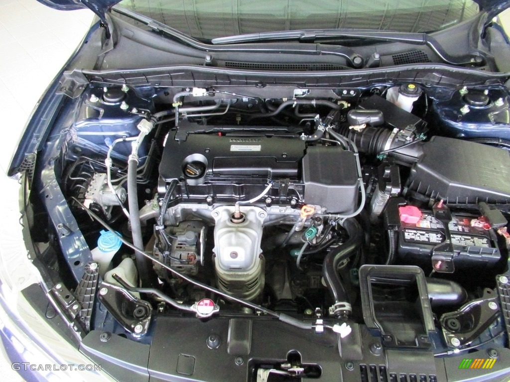 2017 Accord LX Sedan - Obsidian Blue Pearl / Gray photo #34