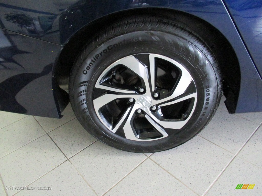 2017 Accord LX Sedan - Obsidian Blue Pearl / Gray photo #37