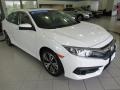 White Orchid Pearl 2018 Honda Civic EX-T Sedan Exterior