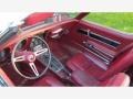 1975 Chevrolet Corvette Dark Oxblood Interior Interior Photo