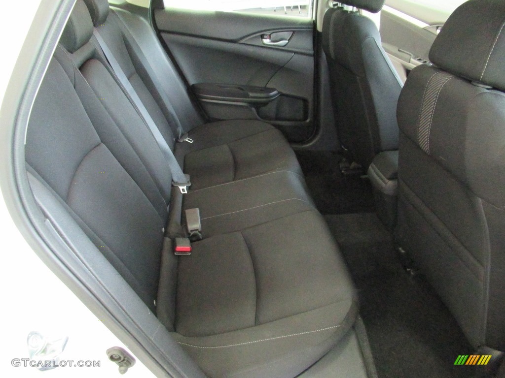 Black Interior 2018 Honda Civic EX-T Sedan Photo #138596978