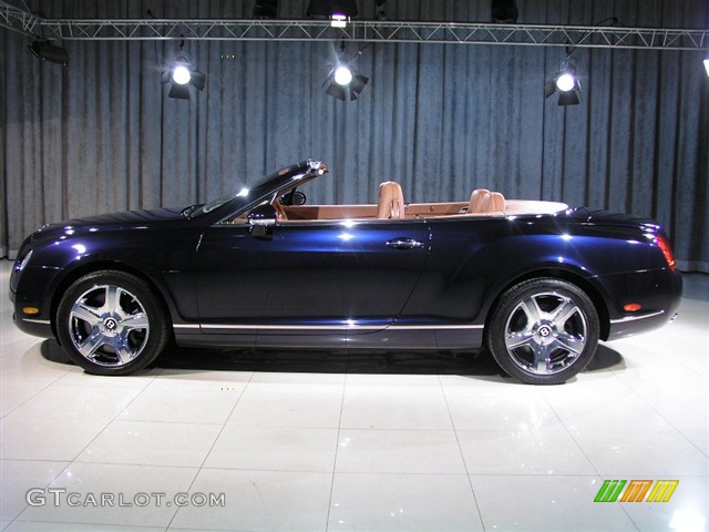 2007 Continental GTC  - Dark Sapphire / Saddle photo #18