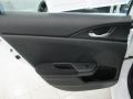 Black 2018 Honda Civic EX-T Sedan Door Panel