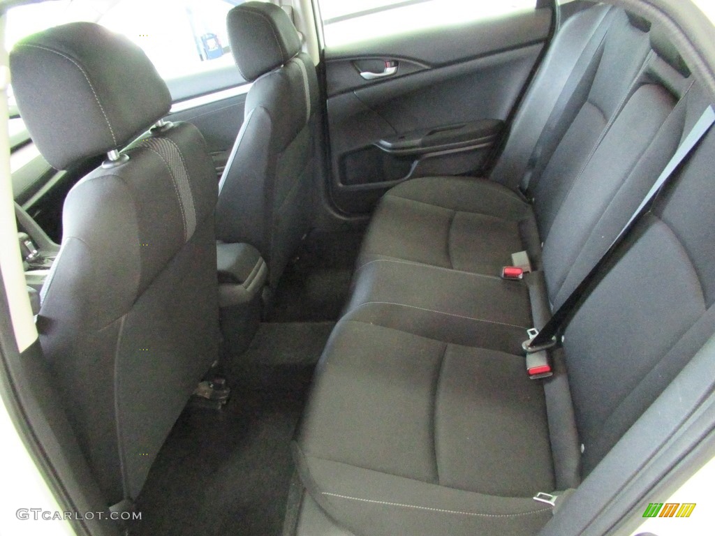 Black Interior 2018 Honda Civic EX-T Sedan Photo #138597086