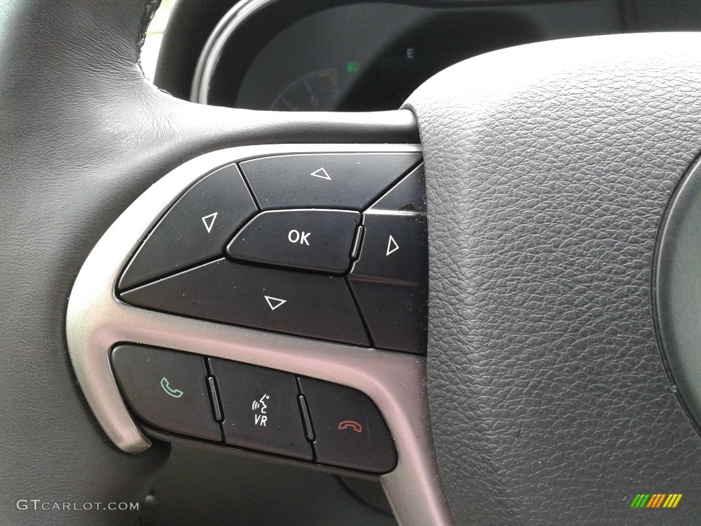 2019 Jeep Grand Cherokee Limited Black Steering Wheel Photo #138597183