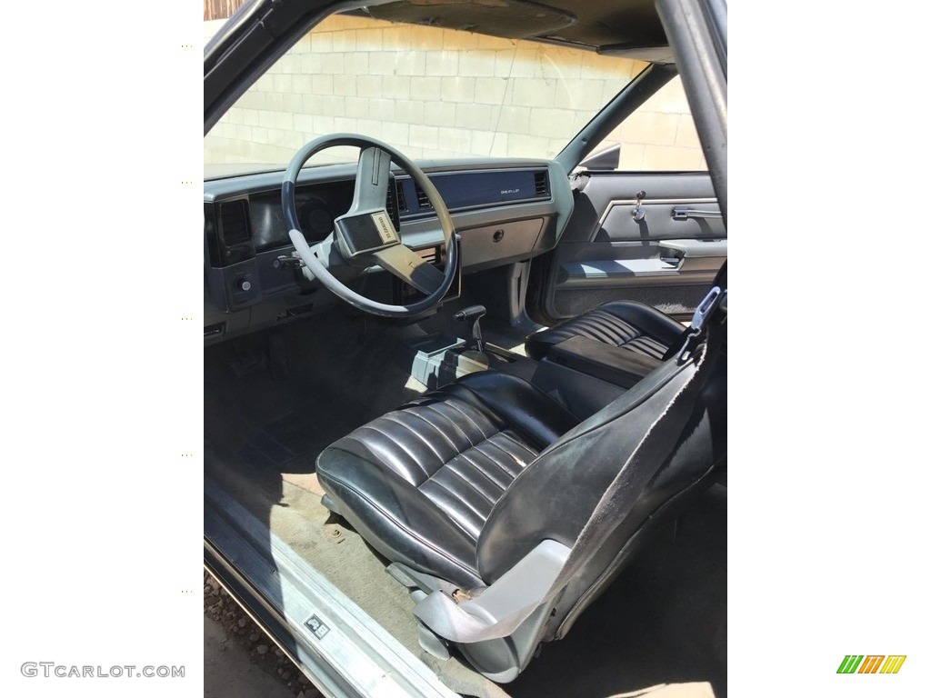 Gray Interior 1987 Chevrolet El Camino Conquista Photo #138597879