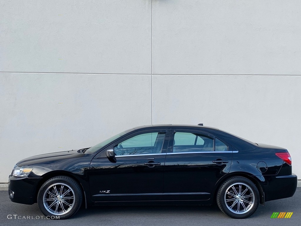 2007 MKZ Sedan - Black / Light Stone photo #116