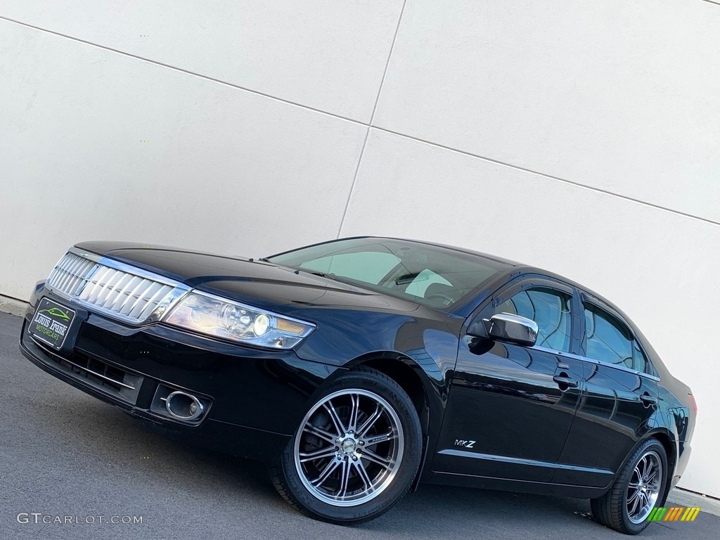 2007 MKZ Sedan - Black / Light Stone photo #117