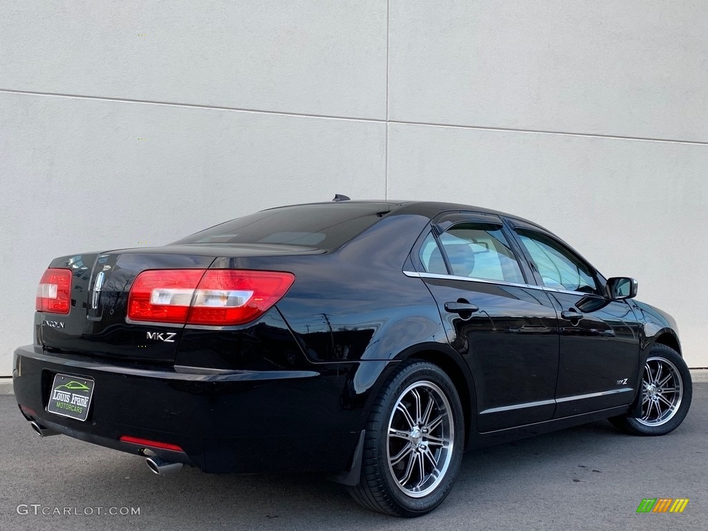 2007 MKZ Sedan - Black / Light Stone photo #118