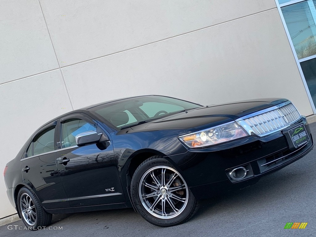2007 MKZ Sedan - Black / Light Stone photo #119