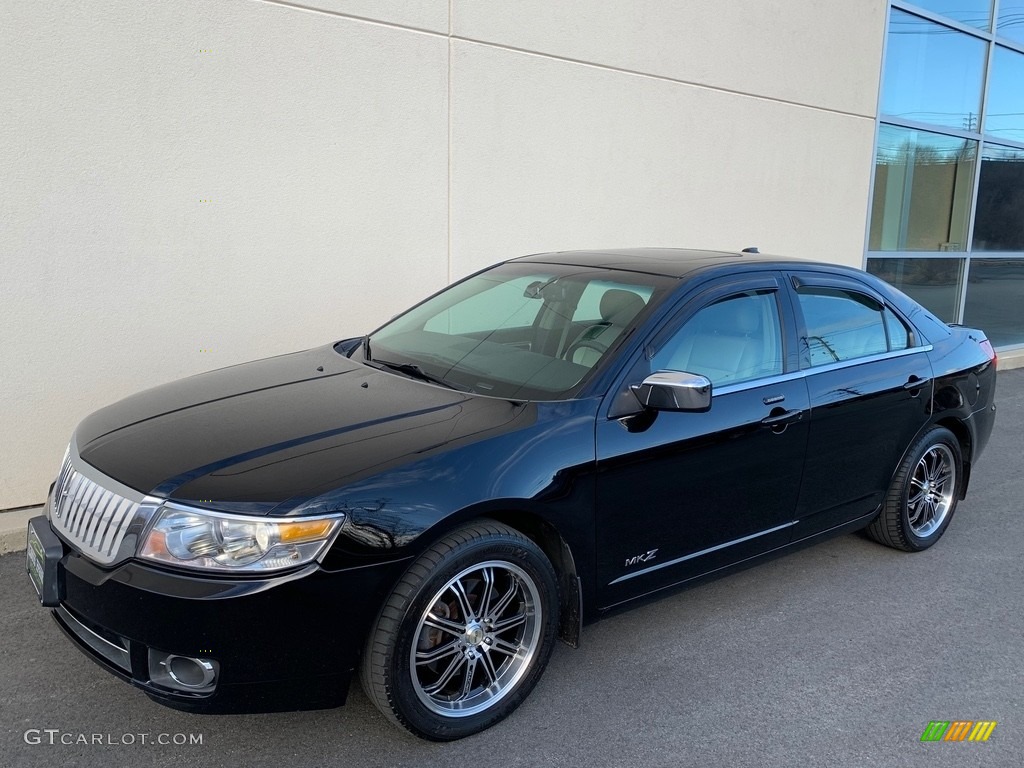 2007 MKZ Sedan - Black / Light Stone photo #121